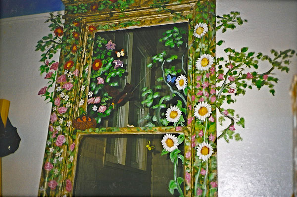 Garden Window Mural